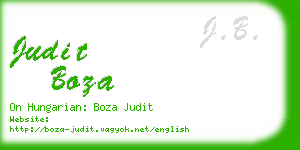 judit boza business card